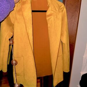 Suede trench coat premise xs